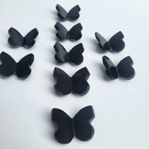 Natural Gemstone Black Obsidian <b>Butterfly</b> Figurine Hand Carved Stone <b>Ornament</b> for Home Decor Gift Wholesale Custom Design - Product Image 6