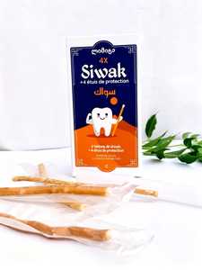 Palitos Miswak, paquete de 4, palitos naturales a base de hierbas para limpieza dental, solución sostenible para el cuidado bucal, para encías saludables y dientes limpios - Product Image 3