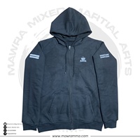 Sweat-shirt à capuche zippé gris foncé pour homme, 100 % coton molletonné, coupe décontractée, design uni, logo frontal, idéal pour l'automne