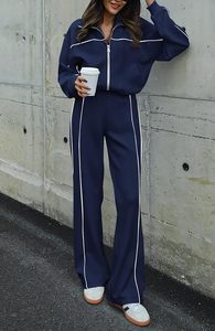 Conjunto Deportivo de Dos Piezas para Hombre y Mujer, Primavera 2026, Sudadera con Cierre y Manga Larga, Pantalones Largos, Conjuntos Deportivos - Product Image 4