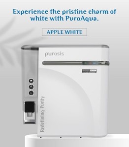 เครื่องกรองน้ำ Purosis Apple White RO พร้อมถังเก็บน้ำ 9 ลิตร ตัวเครื่องทำจากพลาสติก ABS เกรดอาหาร ติดผนังหรือวางบนเคาน์เตอร์ พร้อมไฟ LED แสดงสถานะ - Product Image 1