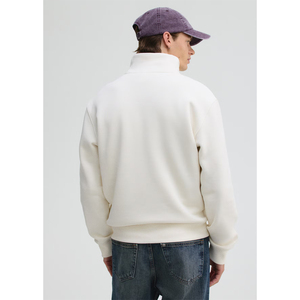 Sweat-shirt polaire pour homme à col montant zippé, décontracté, chaud, respirant, idéal pour le sport et les activités de plein air, haute qualité - Product Image 5