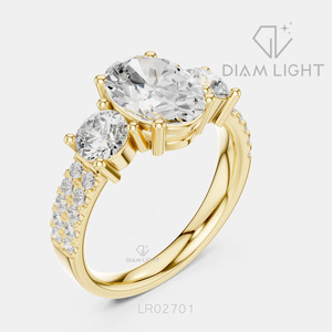 2.00CT Oval Cut Lab Grown Diamond 14KT White Gold Engagement Ring IGI Certified Bridal Ring Fine Jewelry Women <b>Gifting</b> - Product Image 6