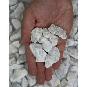 Granulats de Carrara blancs 28-33 mm - Sacs de 25 kg Galets et pierres recyclés - Product Image 1