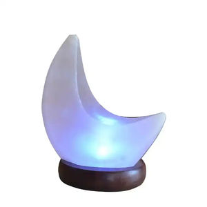 Lámpara de Sal Rosa Tallada en Forma de Luna, Último Modelo 2026, de Sal Rosa del Himalaya Natural, Fabricada en Pakistán, Venta al por Mayor - Product Image 6