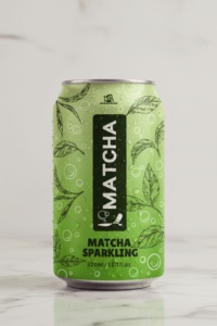 Madam Hong Café Natural con Cafeína, Matcha Latte Espumoso, Lata de 320 ml (Enlatado) TW - Product Image 3