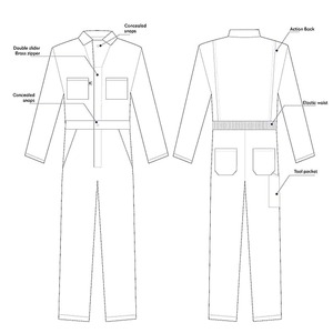 <b>Fireproof</b> Flame Retardant Suit Coverall Electrical Protection Clothing Coal Mine <b>Overalls</b> Industrial Workwear Apparel Uniform - Product Image 6