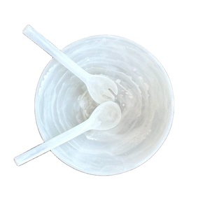 Bol de service décoratif en résine époxy de qualité supérieure pour mariages, fêtes et repas à la maison Technique exquise faite à la main pour un style élégant - Product Image 6