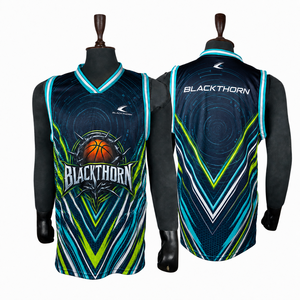 Camiseta de Baloncesto Personalizada OEM para Hombre, sin Mangas, Cuello en V, Sublimación, Malla de Poliéster, Ajuste Atlético, Ropa Deportiva de Equipo - Product Image 6