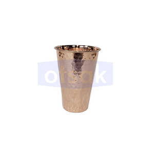 Vaso de Cobre Puro Ecológico de Primera Calidad con Acabado Martillado, Diseño Moderno para Cocina, Comedor y Hostelería - Product Image 5