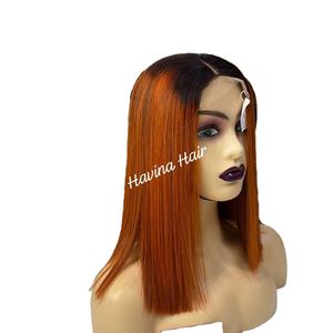 Vietnamien 100% non traité pas d'enchevêtrement pas de perte de haute qualité os Extensions droites Orange Machine Double prix de gros - Product Image 1
