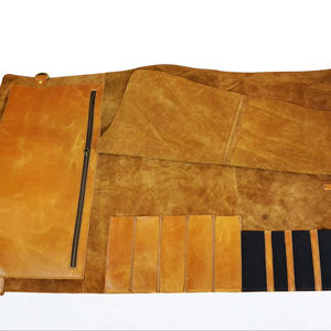 Sac de Couteaux en Cuir de Luxe de Haute Qualité, Étui Professionnel Anti-Odeur Robuste pour Chef, Organisateur Pro LBKR-0045 - Product Image 1