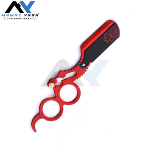 Professional Barber Salon Cut Throat Shavette Razor Stainless Steel Straight Edge Shaving Razor for <b>Men</b> & Women Face Grooming - Product Image 1