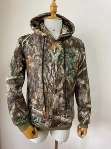 Sweat à capuche camouflage pour homme, manches longues, softshell respirant, veste de chasse, vêtements d'automne - Product Image 1