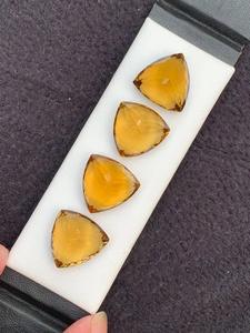 Piedra Preciosa de Citrino Natural |   Cristal de Cuarzo Amarillo Dorado |   Piedra Suelta de Citrino AAA para la Fabricación de Joyas, Lote a Precio de Mayoreo - Product Image 2