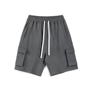 2026 Latest Fashion High Quality Mens Compression Shorts Men's Cargo Shorts Elastic Waist Streetwear Casual Cotton Sweat Shorts - Product Image 4