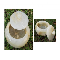 Pot à sucre en onyx de haute qualité avec design écologique, couleur et logo personnalisables, utilisation en cuisine, prix de gros