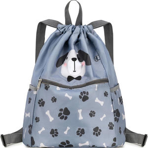 Sublimation <b>Drawstring</b> Bags Polyester Custom Logo Gym <b>Backpack</b> Sports Travel Promotional String Bag Bulk - Product Image 6