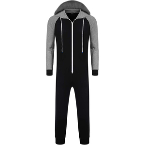 Ensemble de survêtement unisexe pour homme, décontracté, à capuche, uni, deux pièces, personnalisable, streetwear, gym, fitness, 100% coton - Product Image 2