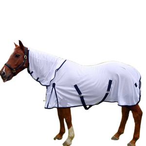 Cómoda sábana para moscas de caballos para el verano, malla ligera y transpirable, mantiene las moscas alejadas y los caballos relajados - Product Image 1