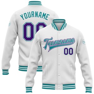 Men's Winter Varsity Jacket Streetwear Nonwoven Plain Dyed Custom Vintage University Logo <b>Fleece</b> - Product Image 2