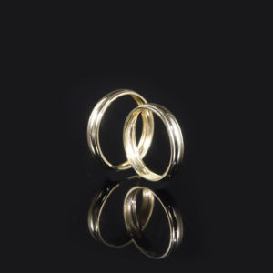 Classic 18K Solid Gold Yellow Gold Natural Stone Prong Setting IGI Certified <b>Plain</b> Band Unisex Wedding <b>Ring</b> Fine Jewelry - Product Image 3