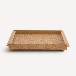 Bandeja Decorativa de Madera Acabada para el Hogar, Personalizable de Fábrica, Versátil para Servir Alimentos, Almacenamiento, Escritorio, Sala de Estar - Product Image 6