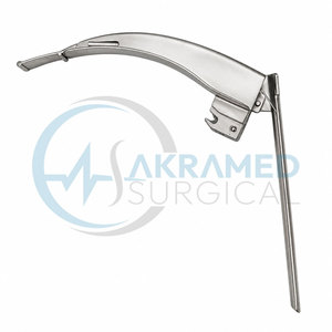 Lámina de Laringoscopio LED de Fibra Óptica McCoy con Certificación CE, Punta Flexible Tamaño 4, Instrumento Reutilizable de Acero Inoxidable para las Vías Respiratorias - Product Image 6