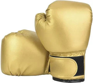 Gants de boxe, gants de boxe en mousse pour l'entraînement au thaïlandais, en cuir de vachette, adaptés aux garçons, cuir de haute qualité - Product Image 1