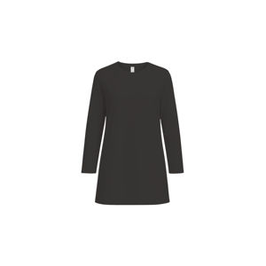 Blusa Informal Sencilla para Mujer Musulmana, Manga Larga, Tejido de Poliéster, para Uso Diario en Verano, Secado Rápido, Sin Cuello, Corte Regular, ODM - Product Image 3