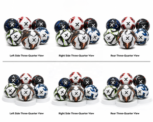 Ensemble de 6 ballons de football personnalisés X |   6 couleurs différentes |   Logo X |   Fabricant OEM ODM |   Design haut de gamme |   Qualité supérieure - Product Image 4