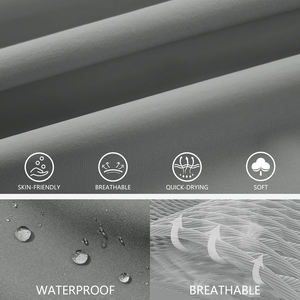 กางเกงกอล์ฟผู้ชายผ้าสี่ทิศทางยืดได้ น้ำหนักเบา สีพื้น มีเชือกผูกเอว ระบายอากาศได้ดี - Product Image 6