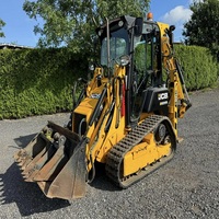 Chargeuse compacte sur chenilles JCB 1CXT-HF, mini-tracteur, chargeuse-pelleteuse, capacité de charge nominale de 4 tonnes, moteur Perkins, pompe Huade