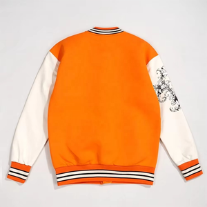 Chaqueta Varsity Premium Estilo Letterman, Chaqueta de Béisbol de Manga Larga de Poliéster para Hombre a Precio de Fábrica - Product Image 2