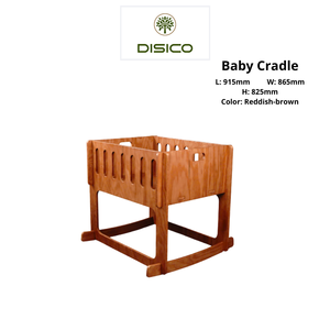 Lit bébé en contreplaqué de pin américain durable et décontracté avec bords lisses, garantie 1 an pour les enfants de 0 à 3 ans - Product Image 5