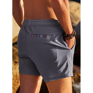 Pantalones Cortos Híbridos 2 en 1 para Hombre 2026, Sólidos, de Secado Rápido, Transpirables, para Correr y Gimnasio, para Playa, con Forro de Compresión, Cintura Media, Talla 2XL - Product Image 1