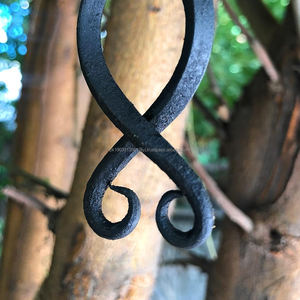Collier pendentif Viking croix Troll forgé à la main fabriqué par KS ENTERPRISES fer forgé médiéval sans collier torsadé - Product Image 5