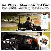 Batterie de chariot de golf au lithium intelligente 36V 100Ah avec communication RS485, Groupe 8D, pour Club Car, EZGO, Yamaha – Stock US, directement de l'usine