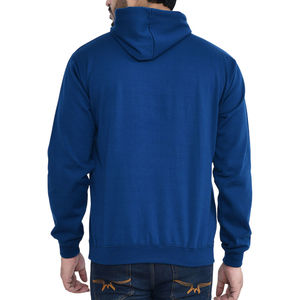 เสื้อฮู้ดดี้ผู้ชายสุดเท่สำหรับใส่ทุกวัน ผลิตจากผ้าฝ้ายฟลีซ 100% ป้องกันการเป็นขุย ดีไซน์กระเป๋าเสื้อ เหมาะสำหรับแฟชั่นลำลองในฤดูหนาว - Product Image 1
