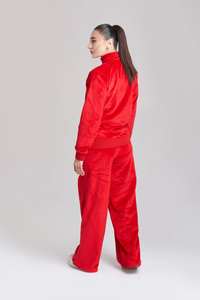 Ensemble de survêtement deux pièces en velours pour femme, avec capuche, couleur unie, coupe décontractée, respirant, éco-responsable, vestes zippées - Product Image 3