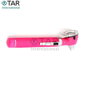 ชุดตรวจหูแบบพกพาพร้อมไฟส่องสว่าง สำหรับตรวจหู คอ จมูก  ขนาดพกพา สีชมพู  ใช้ในบ้านได้  พร้อมไฟเบอร์ออปติก - Product Image 5