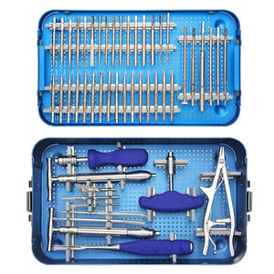 Juego de Instrumentos Manuales Profesionales para Cirugía Espinal Ortopédica, Herramientas Quirúrgicas de Acero Inoxidable de Grado Médico - Product Image 5