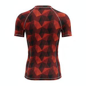 Camiseta de compresión sublimada personalizada para hombres, mujeres y niños, para entrenamiento de MMA, BJJ, Jiu Jitsu No Gi, duradera, al por mayor. - Product Image 2