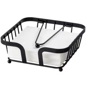 Interior Metal Napkin Stand For Dining Table And <b>Kitchen</b> Premium <b>Tissue</b> <b>Holder</b> For Home Office And Restaurant - Product Image 1
