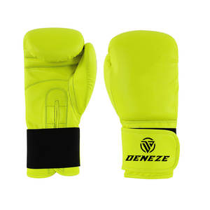 Gants de boxe en cuir et tissu, dernier style, pour l'entraînement au combat, best-seller, vente chaude, pour jeunes. - Product Image 1