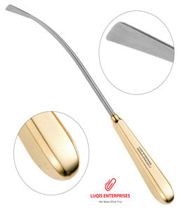 เครื่องมือผ่าตัดผิวหน้าแบบส่องกล้อง ดานิเอล เอ็นโดสโคปิค ฟอร์เดิร์ท สกัลป์ อีลิเวเตอร์ แบบโค้งครึ่งวงกลม ขนาด 23.5 ซม. ทำจากสแตนเลสสตีล - Product Image 1