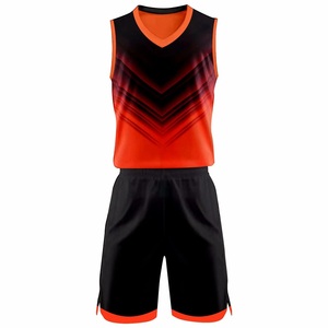 Conjunto de Uniforme de Baloncesto Sublimado Personalizado para Hombres y Jóvenes, Camisetas y Pantalones Cortos de Entrenamiento de Equipo de Tela de Malla Transpirable, Alta Calidad - Product Image 3
