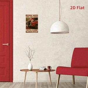 CIFbuy Plaque murale vintage rustique en aluminium 8x12 pouces pour garage et bureau avec TikTok pour Temu Pick up 20.3x30.5cm - Product Image 1