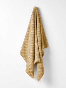Couverture tissée unie nordique en coton gaufré super doux, couvertures de lit, plaids - Product Image 2