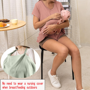 Vente en gros de hauts d'allaitement haute performance pour femmes, chemises d'allaitement à col rond, vêtements décontractés durables pour la grossesse - Product Image 3